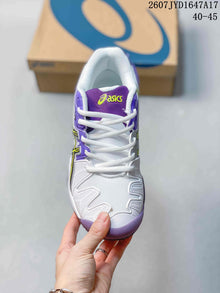 ASICS GEL-RESOLUTION 5 Tennis Shoes White Purple 2607JYD1647A17