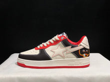 BAPE STA Low-Top Sneakers White Black Red