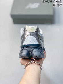 New Balance 9060 Blue and Grey Mesh Sneakers