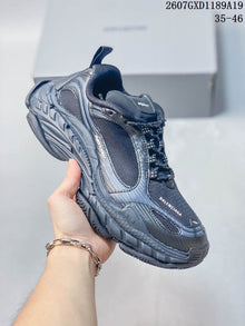 Balenciaga Triple S.2 Chunky Sneakers Black Dark Gray