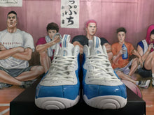 Nike Foamposite Basketball Sneakers White Blue