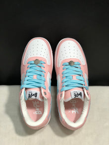 BAPE Bape Sta Low Sneakers Pink Blue