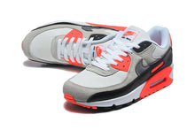 Nike Air Max 90 Sneakers Grey Black Bright Crimson