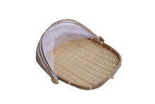 Bamboo Round Storage Basket Set for Home Use - Picnic Essential
