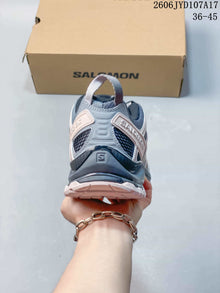 Salomon XA PRO 3D Trail Running Shoes, Gray and Pink