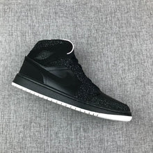 Jordan Air Jordan 1 Mid Black White 554724-001 Sneakers