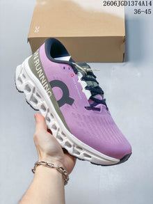 On Cloudmonster 3 Running Shoes in Lilac and Olive