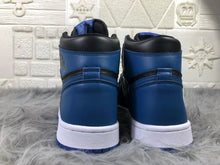 Jordan AJ1 Black Blue 2.0 High-Top Sneakers 555088-404