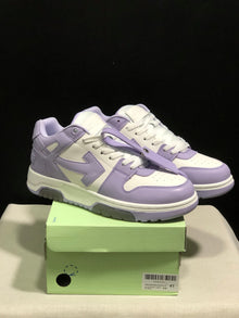 OFF-WHITE Out Of Office Low-Top Sneakers Lavender White