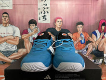 Adidas Adizero Blue Basketball Shoes