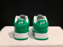 BAPE STA Low-Top Sneakers White and Green