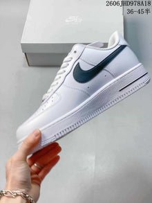 Nike Air Force 1 Low White and Black Sneakers 611270