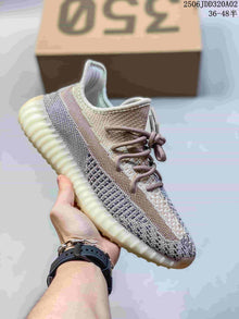 Adidas Yeezy Knit Sneakers with Ribbed Sole