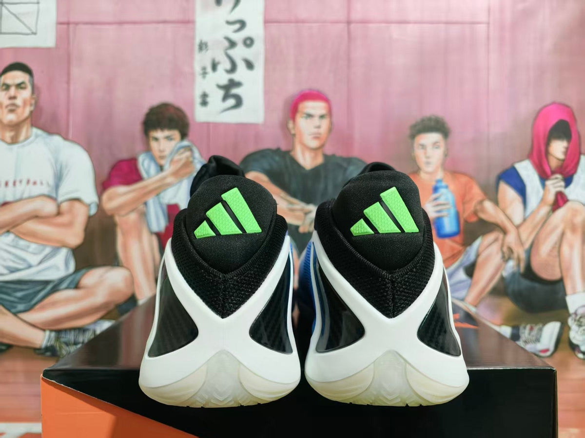 adidas Basketball Shoes Black Blue and Volt
