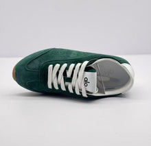 Alo Green Low-Top Sneakers with White Details
