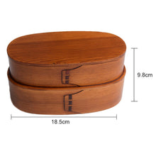 Japanese Cedar Bento Box - Oval Snack Container