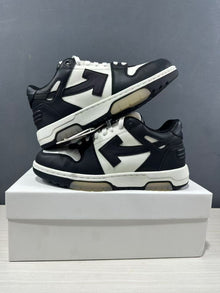 Off-White Out Of Office Low-Top Sneakers Black White OMAI89C99