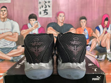 PUMA Basketball Shoes Silver Black Orange