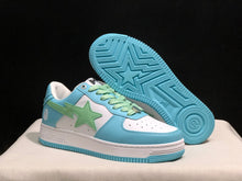 BAPE Sta Low Sneakers Blue Green