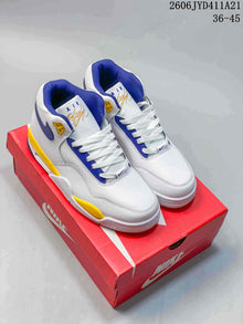 Nike Flight Legacy Mid-Top Sneakers, White and Blue