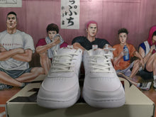 Nike White Sneakers with Patterned Swoosh