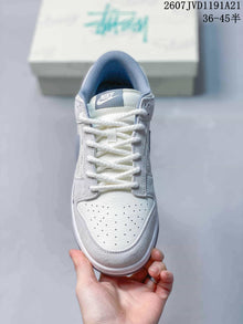 Nike SB Dunk Low x Stussy White Black Sneakers