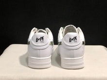 BAPE Bape Sta Low Sneakers White Green Camo