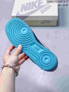 Nike Air Force 1 ’07 Low White Navy Turquoise Sneakers