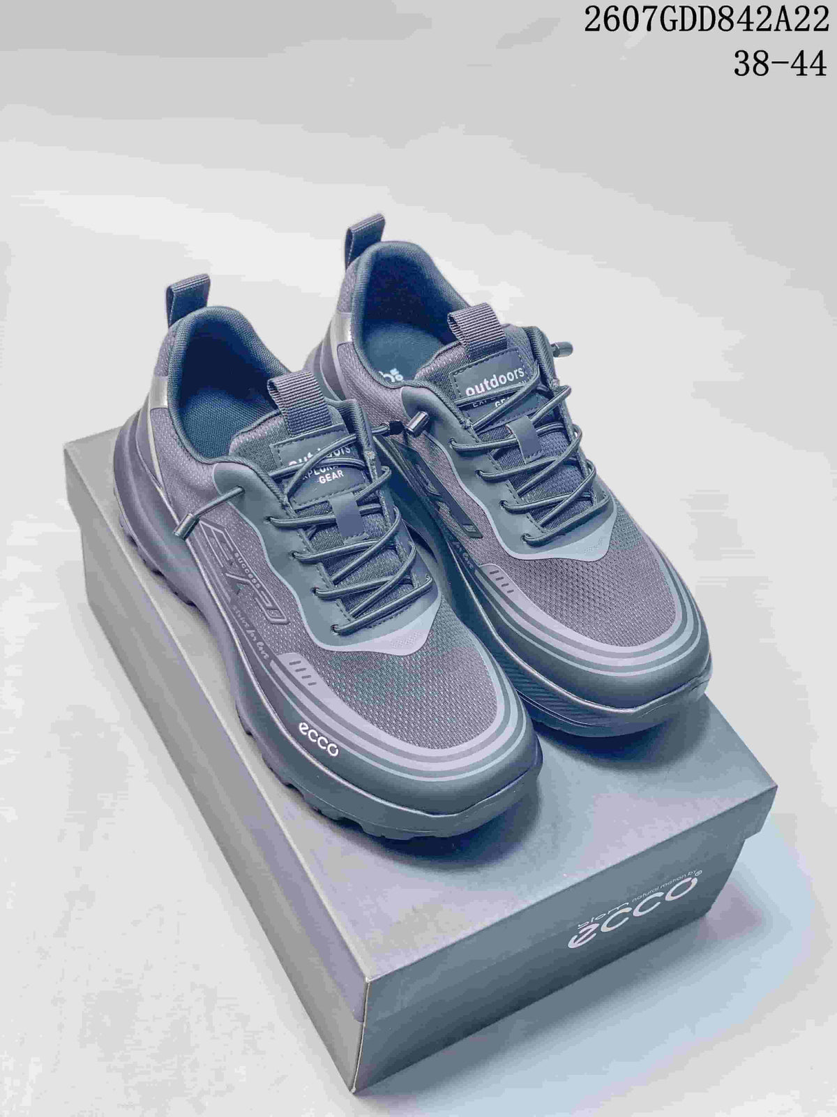 ECCO Outdoor Mesh Sneakers Dark Gray 2607GDD842A22