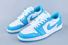 Jordan 1 Low SB North Carolina Blue White 401 Sneakers