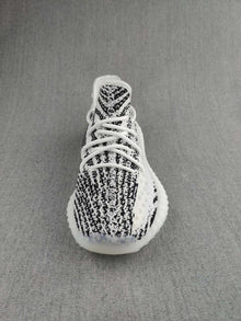 Yeezy 350 V2 Knit Sneakers Black and White