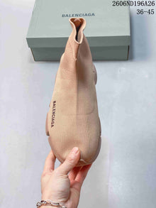 Balenciaga Sock-Style Sneakers in Blush Beige