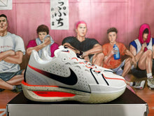 Nike Basketball Sneakers White and Orange