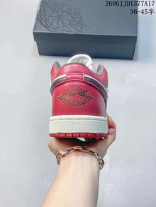 Jordan Air Jordan 1 Low Sneakers Burgundy Brown White