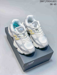 New Balance 9060 Sneakers White Grey Yellow Blue