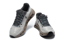 On Cloudmonster 3 Sneakers in Gray and Taupe