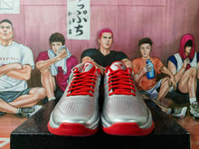Nike Liquid Silver Red Basketball Sneakers