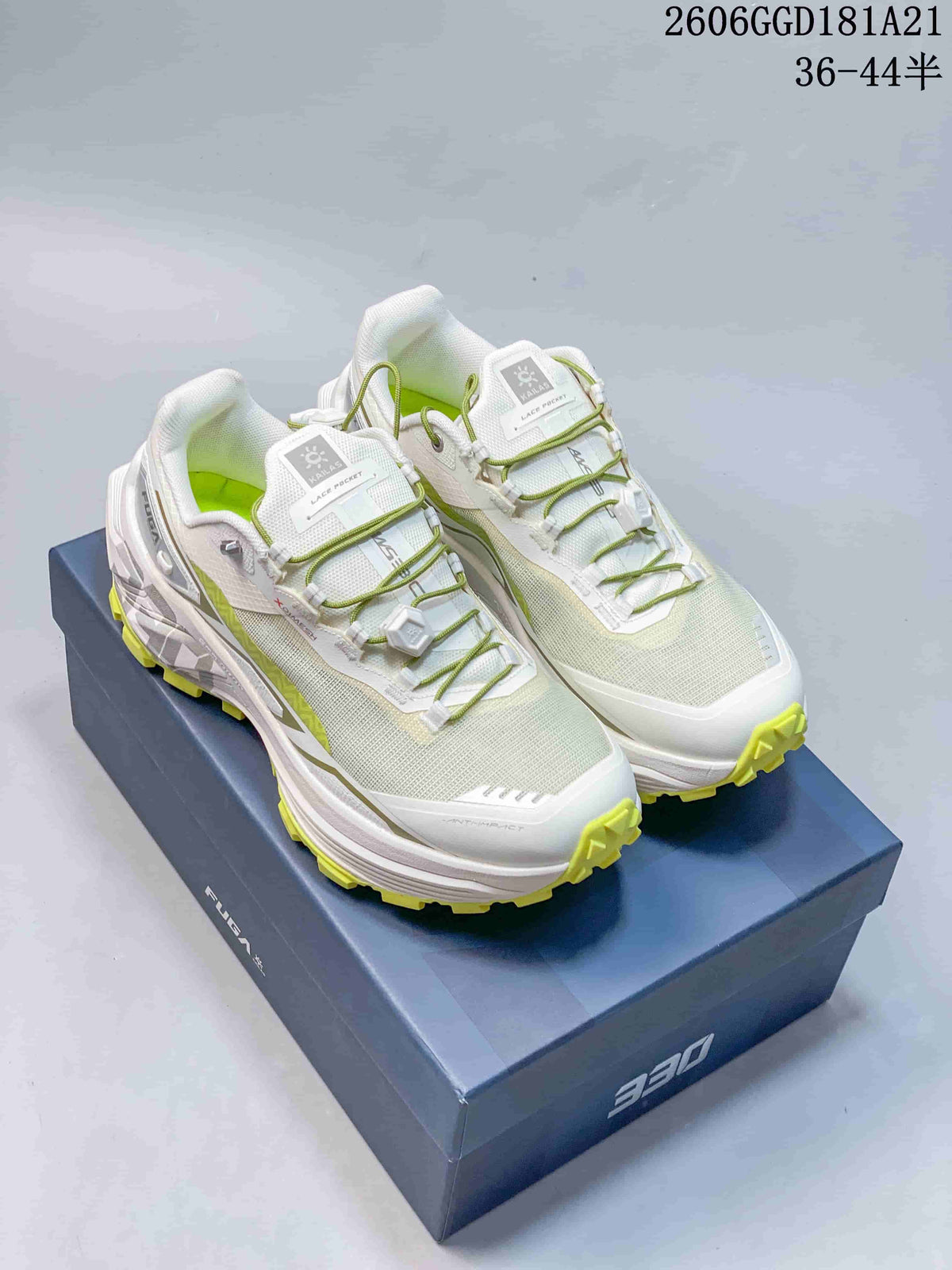 Kailas FUGA EX BOA Trail Running Shoes White Lime