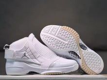 Jordan 19 White High-Top Basketball Sneakers