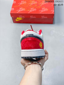 Nike Dunk Low Labubu-Inspired White Red Sneakers