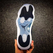 Jordan 11 Georgetown Navy High-Top Sneakers