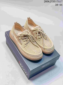 ECCO JYD517A17 Mesh Lace-Up Shoes