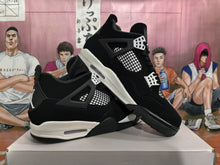 Jordan 4 Black White High-Top Sneakers