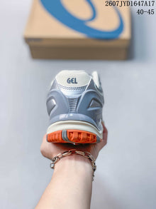 ASICS GEL-RESOLUTION 5 Tennis Shoes White Grey Orange