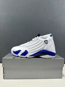 Jordan Air Jordan 14 Hyper Royal White Blue Sneakers