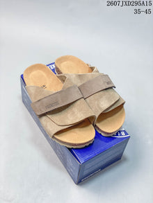 Birkenstock Boston Suede Sandals Taupe Style 2607JXD295A15