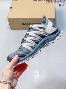 Salomon XA PRO 3D Trail Running Shoes, Gray and Pink