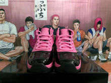Jordan Snake Year Pink and Black High-Top Sneakers