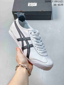 Onitsuka Tiger Mexico 66 White and Navy Sneakers 06LY1001A