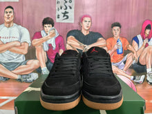 Jordan Black Green Low-Top Sneakers